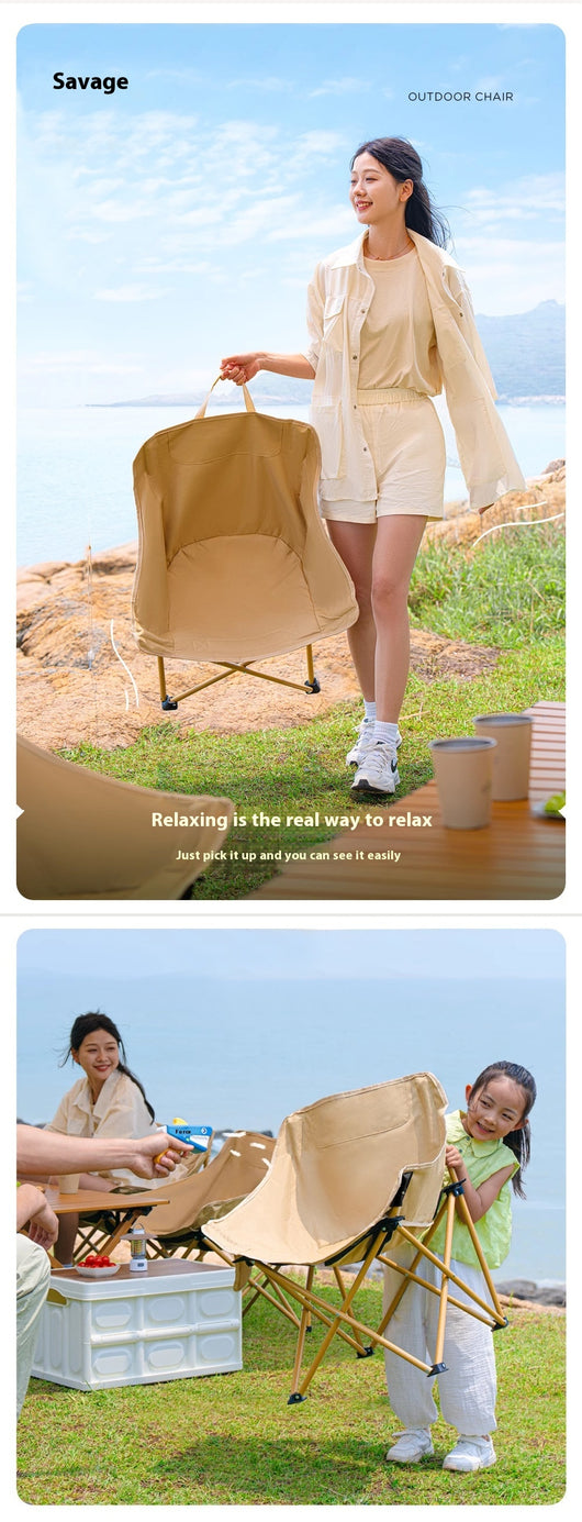 Silla de Camping Plegable con Respaldo Ergonómico - Image 16