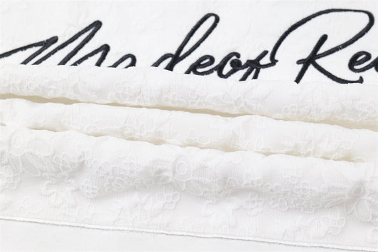 Blusa Larga Holgada con Bordado y Letras Manuscritas - Image 16