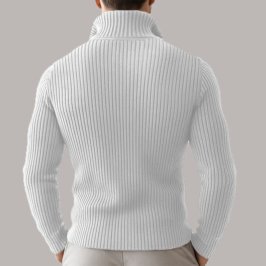 Cardigan Cuello Alto con Cierre de Cremallera para Hombre - Image 21