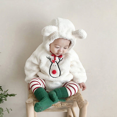 Pijama Enterizo con Capucha y Forro Polar para Bebé - Image 5