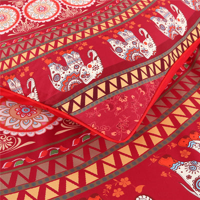 Juego de Funda Nórdica Bohemia de Cuatro Piezas - Image 10