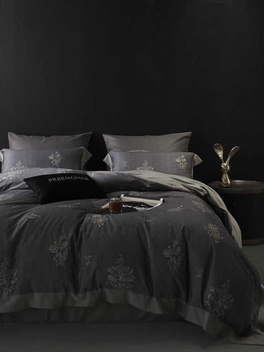 Juego de Cama Retro Algodón Peinado 4 Piezas - Calidez para Otoño e Invierno - Image 13