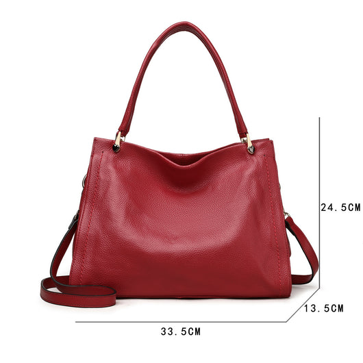 Bolso de Cuero Genuino para Mujer - Diseño Minimalista de Bandolera - Image 5