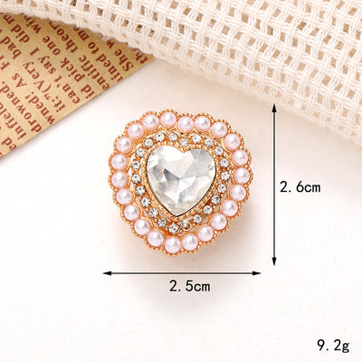 Adornos de Cristal Brillante para Zapatos - Accesorios DIY Estilo Clásico con Flor de Perla - Image 69