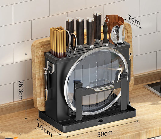 Soporte de Pared para Cuchillos en Acero Inoxidable - Organizador de Cocina - Image 6