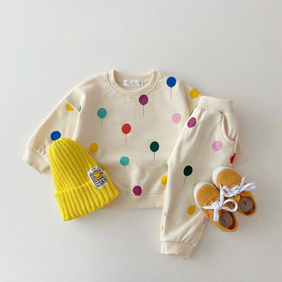 Conjunto de Abrigo Infantil Grueso - Sudadera y Pantalón - Image 5