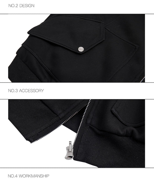 Suéter Hoodie Reversible de Algodón para Parejas - Abrigo de Montaña - Image 15
