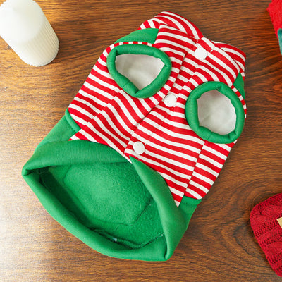 Abrigo Navideño para Mascotas - Suéter Reno con Bolsillo para Perros y Gatos - Image 22