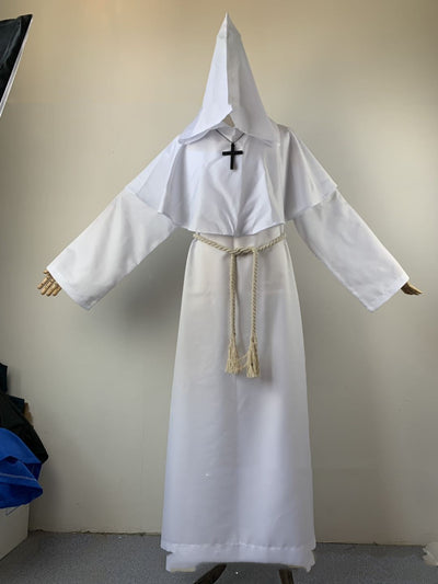 Túnica Medieval Monje - Disfraz Sacerdote y Mago - Image 10