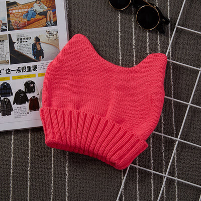 Gorro de Lana Coreano con Orejas de Gato - Image 9