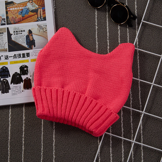 Gorro de Lana Coreano con Orejas de Gato - Image 9