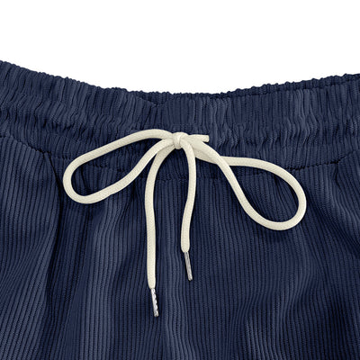 Shorts Holgados de Lino para Hombre - Corte Recto y Cierre de Cordones - Image 31