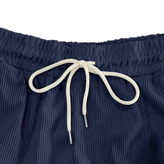 Shorts Holgados de Lino para Hombre - Corte Recto y Cierre de Cordones - Image 31