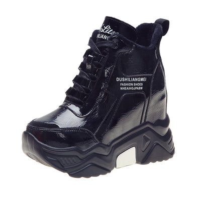 Botas Martin de Plataforma para Mujer con Forro de Algodón y Felpa - Image 4
