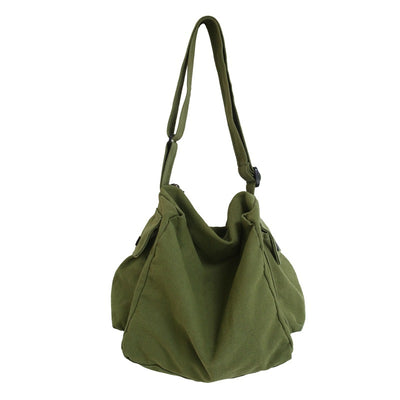 Bolsa de Lona Cruzada Minimalista para Literatura y Arte - Image 6