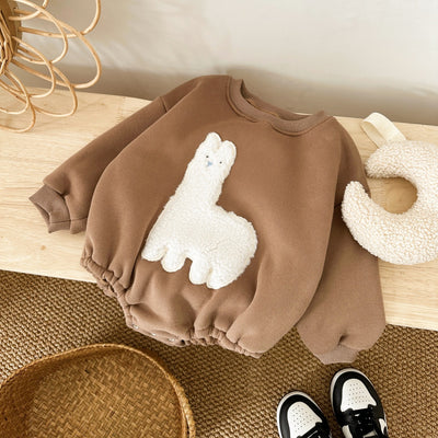 Enterizo Corto de Terciopelo con Cuello Redondo y Bordado de Alpaca - Image 11