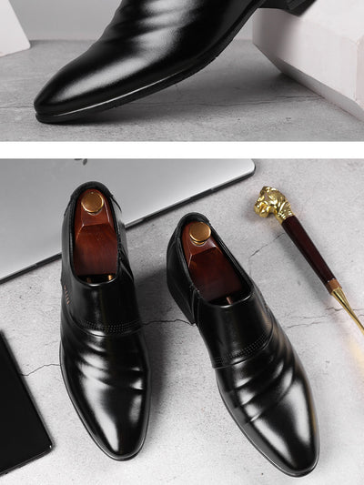 Zapatos de Cuero Puntiagudos Casuales - Image 12