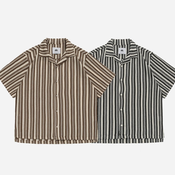 Chaqueta Suelta de Manga Corta para Hombre