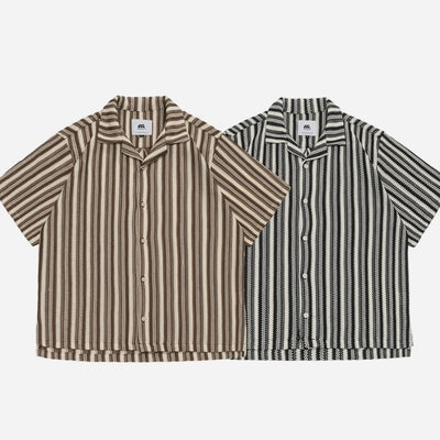 Chaqueta Suelta de Manga Corta para Hombre