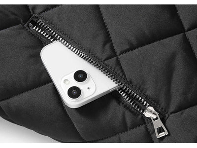 Abrigo de Béisbol Acolchado con Diseño de Rombos - Chaqueta de Invierno Cálida para Hombre - Image 14