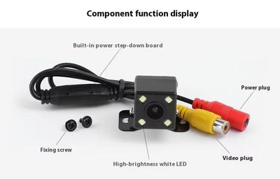 Cámara de Retroceso HD Impermeable 12V para Automóviles - Image 9