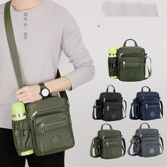 Bolso Mensajero de Nylon para Hombre con Gran Capacidad