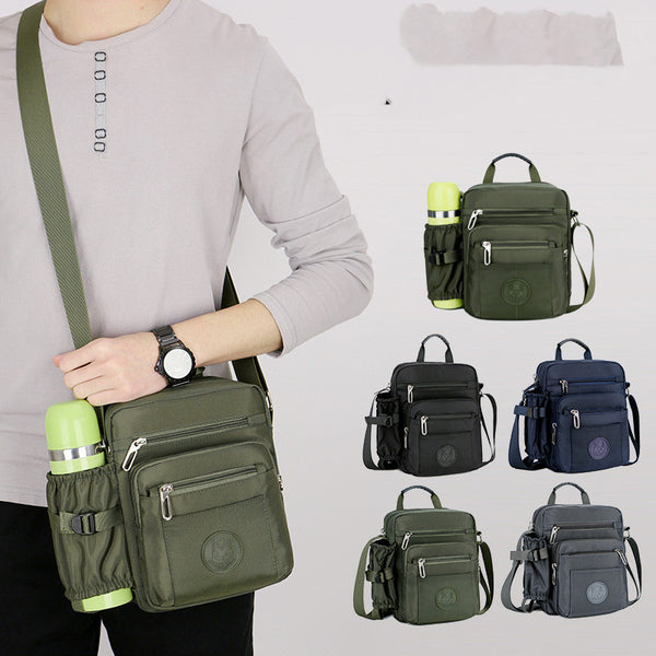 Bolso Mensajero de Nylon para Hombre con Gran Capacidad