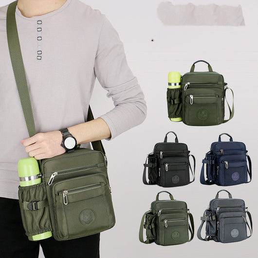 Bolso Mensajero de Nylon para Hombre con Gran Capacidad