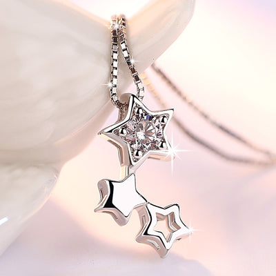 Collar Colgante Estrella Hueca - Diseño Minimalista de Personalidad - Image 5