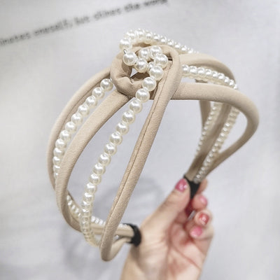 Diadema de Tela Versátil con Puntos y Colores Sólidos - Image 11
