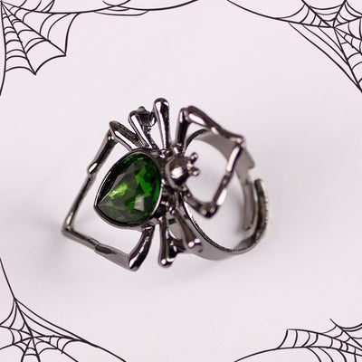 Anillo Araña Retro con Cristales Incrustados - Diseño Gótico Creativo - Image 10