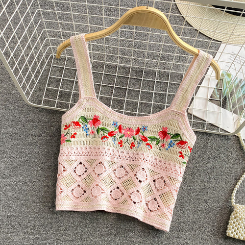 Blusa Sin Mangas con Diseño Bordado en Tejido - Image 14