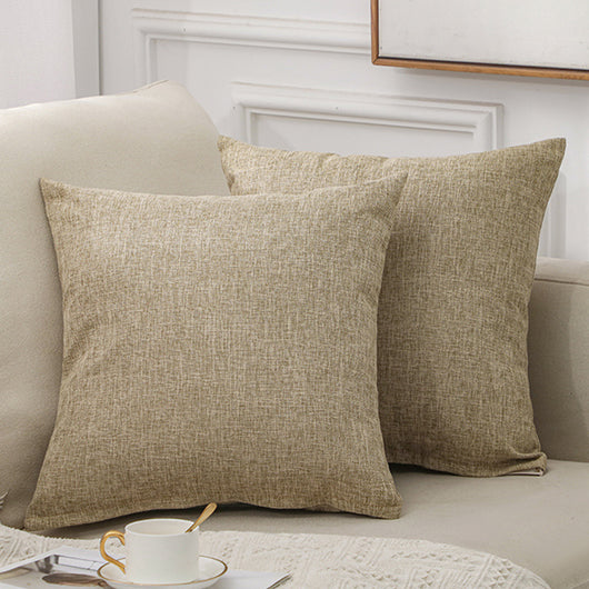 Almohada de Lino y Algodón para Sofá - Diseño Liso y Elegante - Image 10