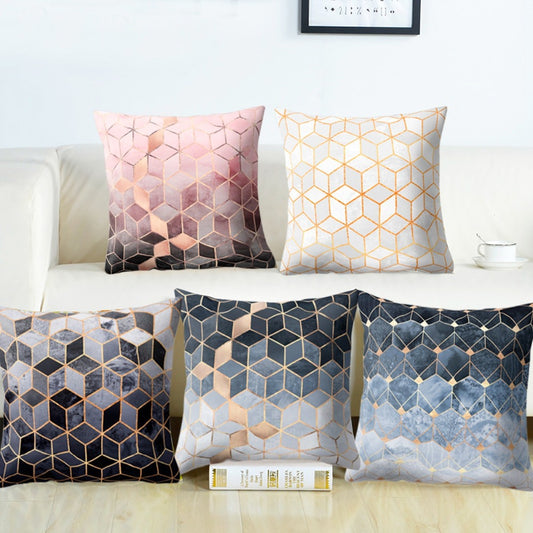 Funda de Almohada Decorativa para Hogar con Estampado Moderno