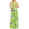 Vestido de Maternidad con Estampado y Costura Clásica