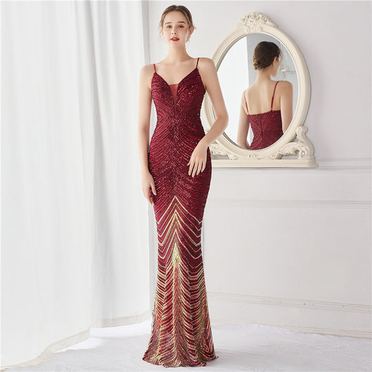 Vestido de Fiesta Largo Elegante Ajustado para Eventos Especiales - Image 4