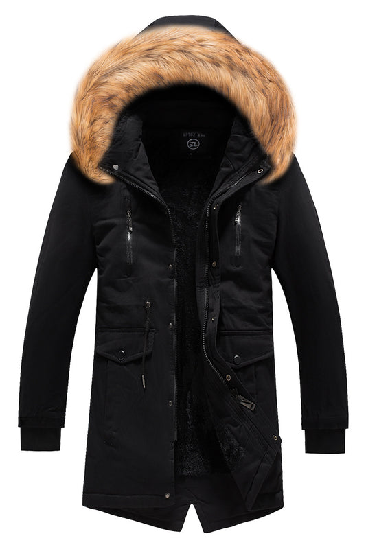 Chaqueta de Invierno Casual para Hombre con Capucha Desmontable - Image 2