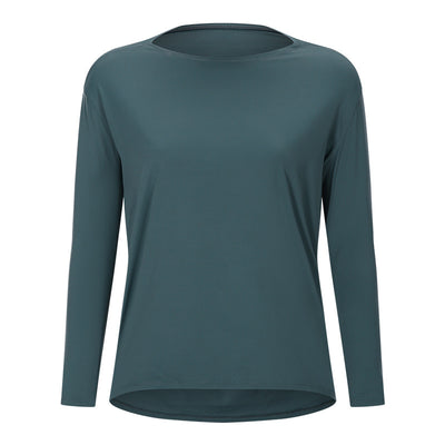 Blusa Deportiva Suelta de Manga Larga Efecto Segunda Piel - Image 8