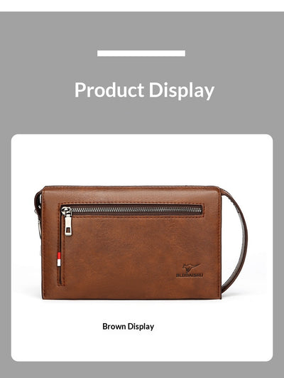Billetera Masculina de Diseño Clutch con Cierre de Combinación - Image 30