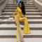 Jumpsuit Asimétrico de Malla con Detalle de Hombro Único