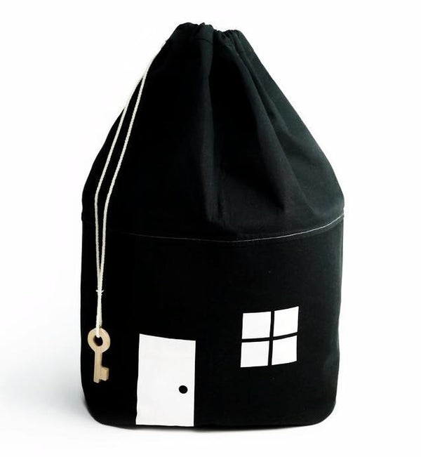 Juego de Bolsas de Almacenamiento Nórdico con Cuerda de Algodón - Organizador del Hogar