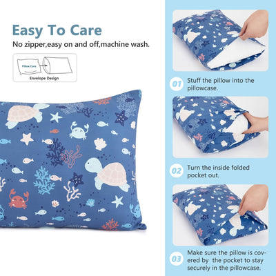 Funda de Almohada Infantil Gasa Suave Transpirable para Viajes - Image 35