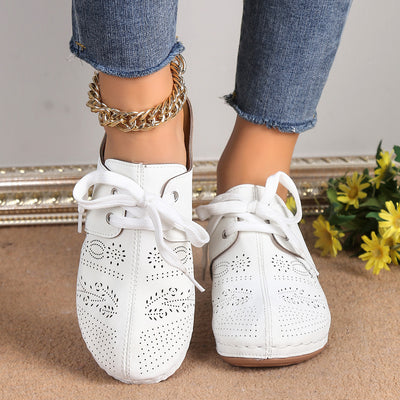 Sandalias Deportivas Mujer Verano con Cuña y Encaje - Chanclas Huecas Transpirables - Image 3