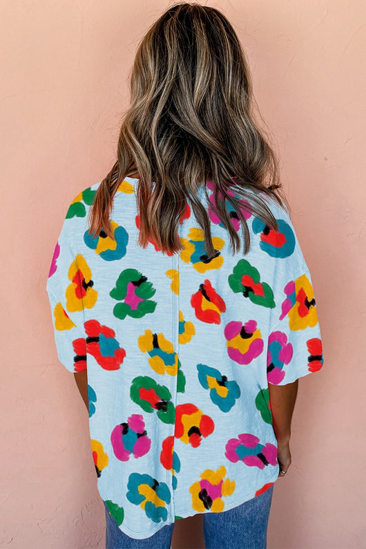 Blusa Colorblock de Manga Corta - Image 19