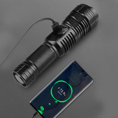 Linterna LED P70 Profesional Zoom Aluminio Resistente - Image 8
