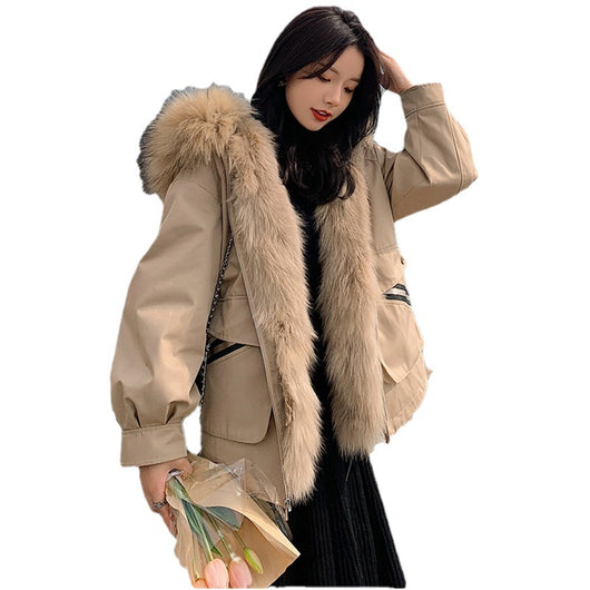 Chaqueta Acolchada de Invierno Versátil con Relleno Grueso - Image 11