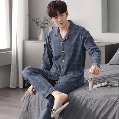 Pijama Suelto para Hombre Primavera Otoño - Image 9