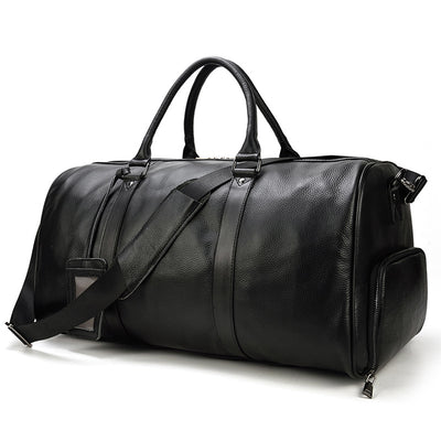Bolsa Mensajera de Cuero Genuino Estilo Retro con Gran Capacidad para Hombre - Image 63