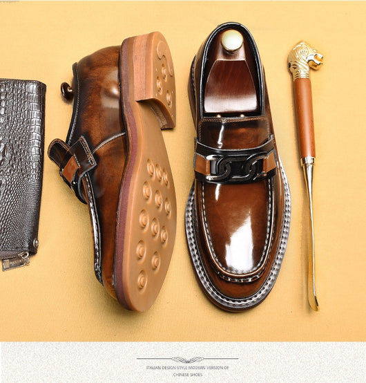 Mocasines Ejecutivos con Hebilla Horsebit Estilo Británico - Image 23