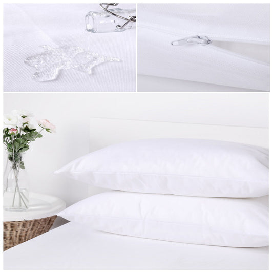 Funda de Almohada Impermeable de Tela Tejida